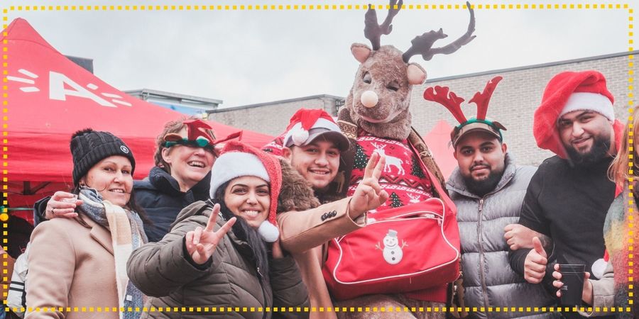 bezoekers tijdens de eindejaarsreceptie 2024